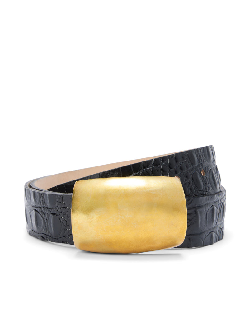 L'AGENCE Milou Domed Croc EMB Belt