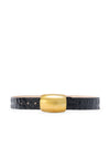 L'AGENCE Milou Domed Croc EMB Belt
