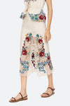 SEA Katharine Embroidery Tie Skirt