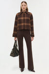 SIMKHAI Colby Plaid Jacket