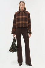 SIMKHAI Colby Plaid Jacket