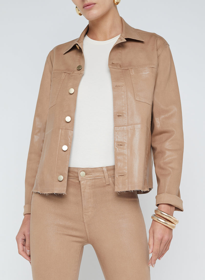 L'AGENCE Janelle Slim Raw Jacket