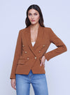 L'AGENCE Kenzie Double Breasted Blazer