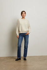 PerfectWhiteTee Evie Cotton Raglan Crew