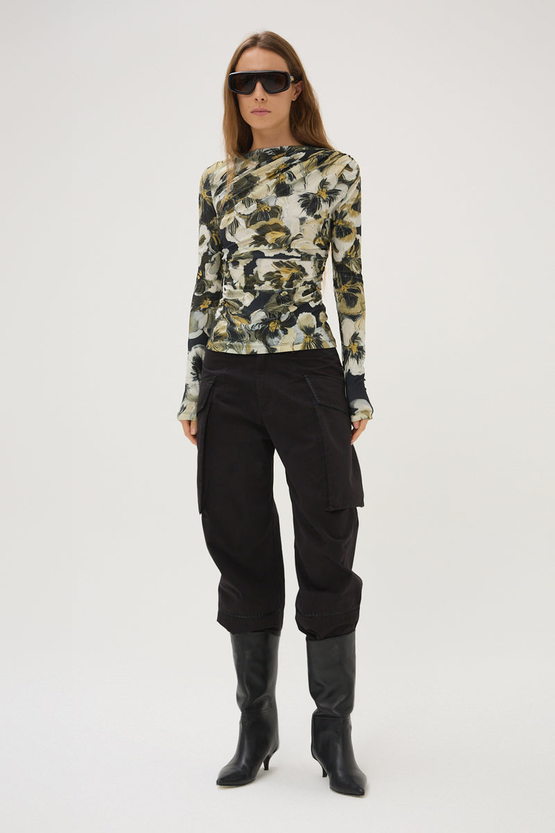Maria Cher Carroll Lauren Long Sleeve Top
