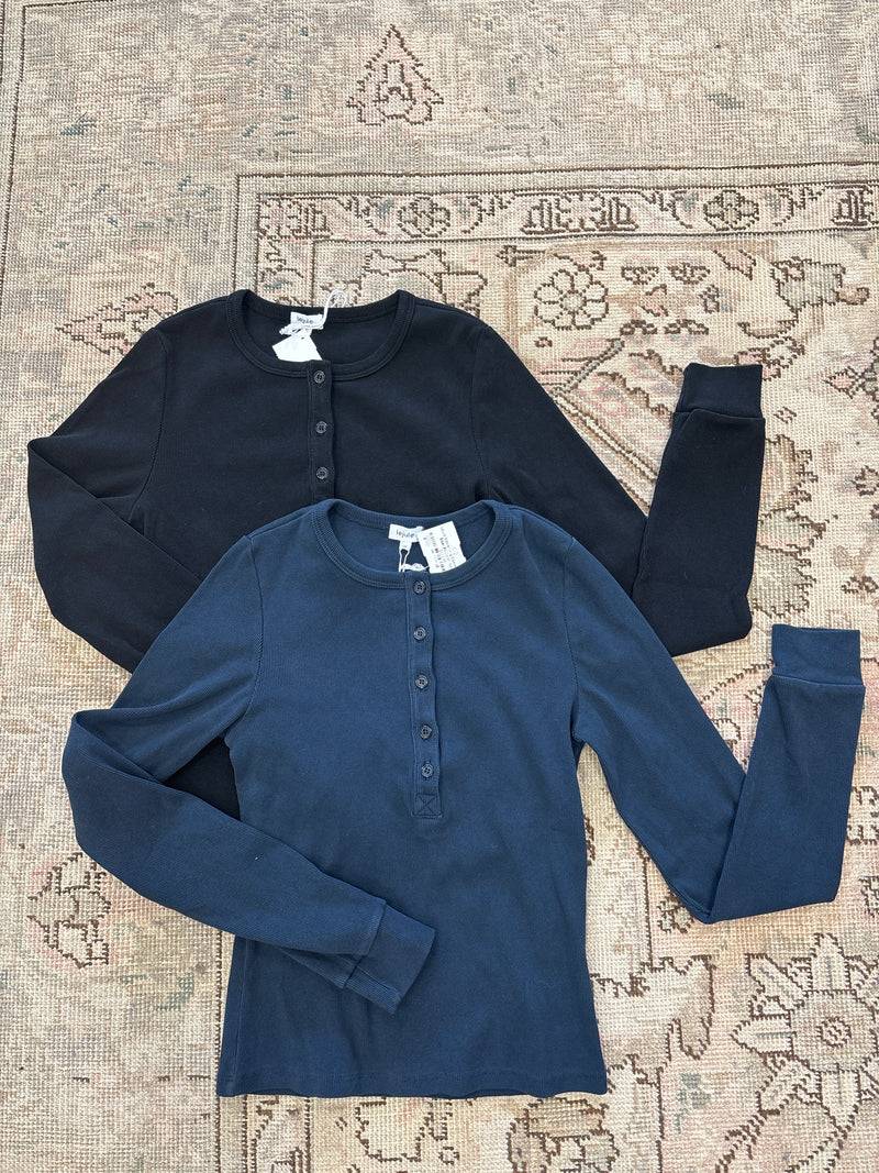 Lejule Stevie Long Sleeve Henley