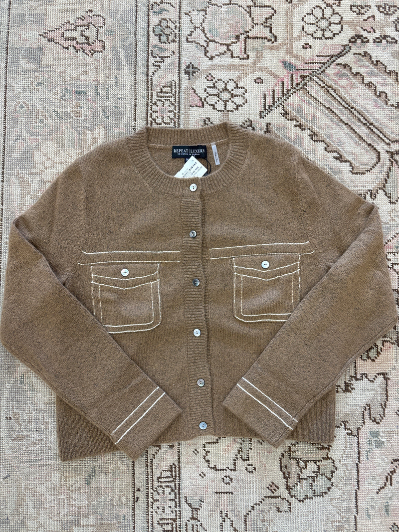 REPEAT Wool/Cashmere Cardigan