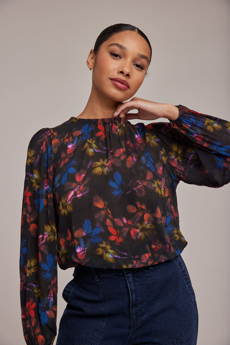 Bella Dahl Elastic Shirred Top