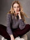 White + Warren Cotton Cashmere Blend Marled Sweater