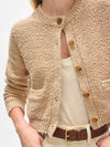 White + Warren Cotton Slub Pocket Cardigan