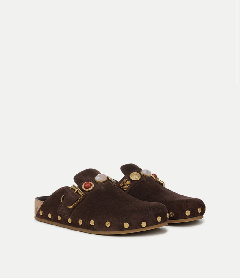 Veronica Beard Fern Embellished Clog
