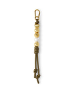 Veronica Beard Vegan Leather 3 Bead Bag Charm