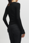Saint Art Watson Ruffle Knit Sweater
