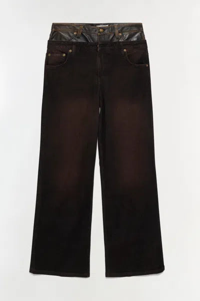 SIMKHAI Kove Double Waistband Jean