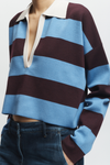 Saint Art Samira Striped Knit Polo