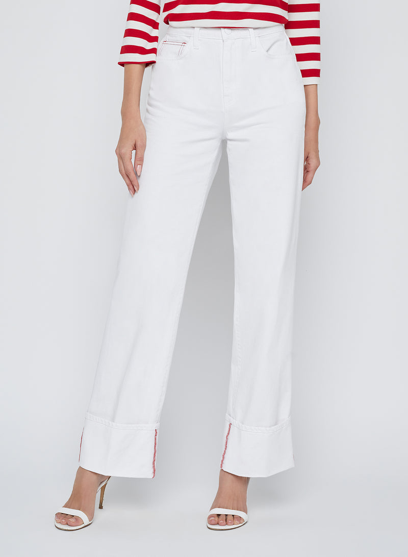 L'AGENCE Miley U/HR Wide Leg Cuff