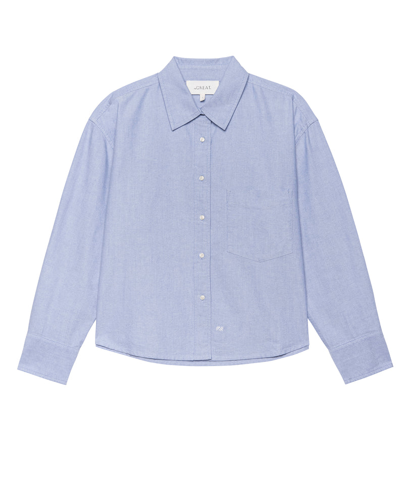 The Great The Cropped Oxford Shirt