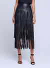 L'AGENCE Karolina Fringe Skirt