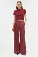 SIMKHAI Twila Short Sleeve Polo
