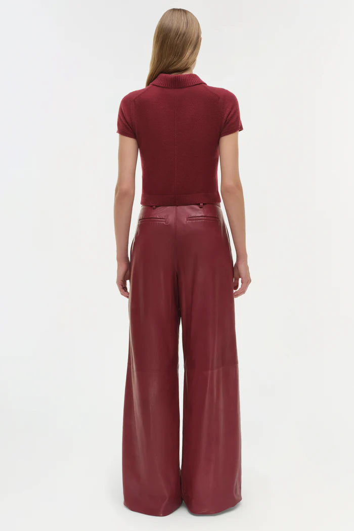 SIMKHAI Twila Short Sleeve Polo