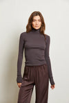 PerfectWhiteTee Hayden Luxe Rib Turtle Neck