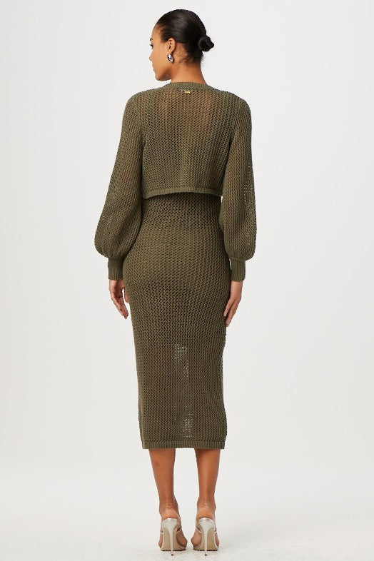 Toccin Tori Blouson Sleeve Cardigan