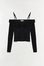 SIMKHAI Hazel Long Sleeve Top