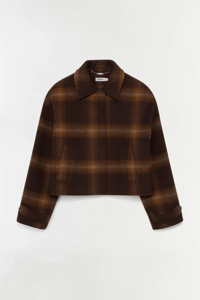 SIMKHAI Colby Plaid Jacket