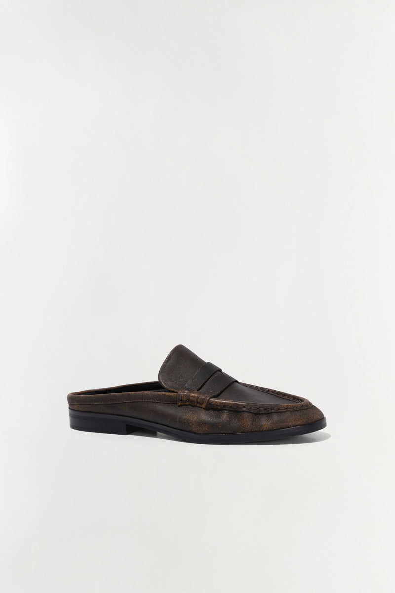 SIMKHAI Dean Leather Loafer Mule