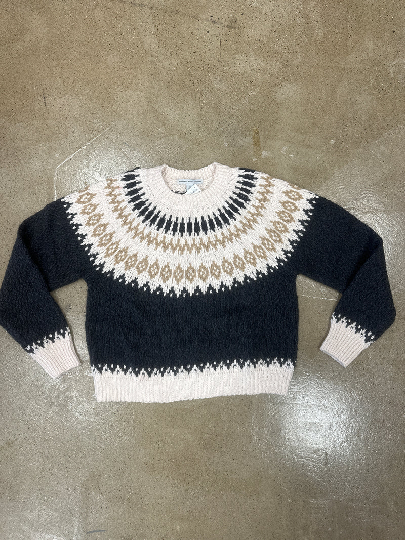 Autumn Cashmere Chunky Fair Isle Crew