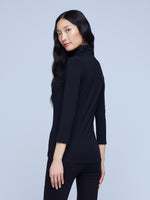 L'AGENCE Aja Turtle Neck 3/4 Sleeve