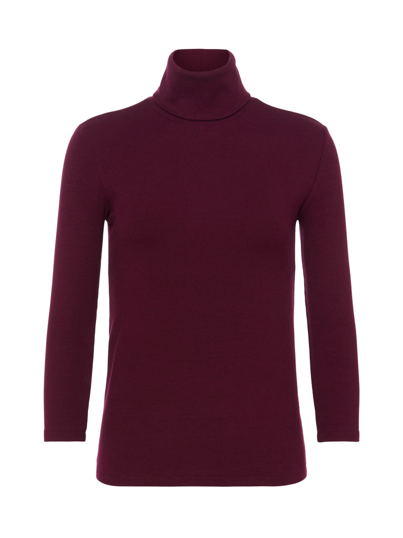 L'AGENCE Aja Turtle Neck 3/4 Sleeve