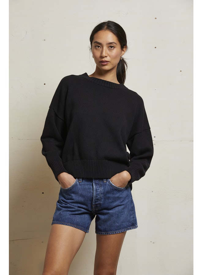 PerfectWhiteTee Janet Cotton Sweater