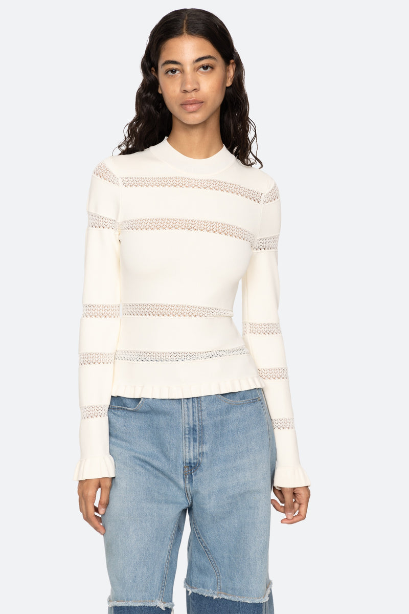 SEA Devon Knit L/Slv Top