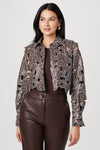 Toccin Beatrix Long Sleeve Collared Button Front Top