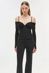 SIMKHAI Hazel Long Sleeve Top