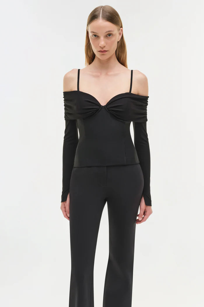SIMKHAI Hazel Long Sleeve Top