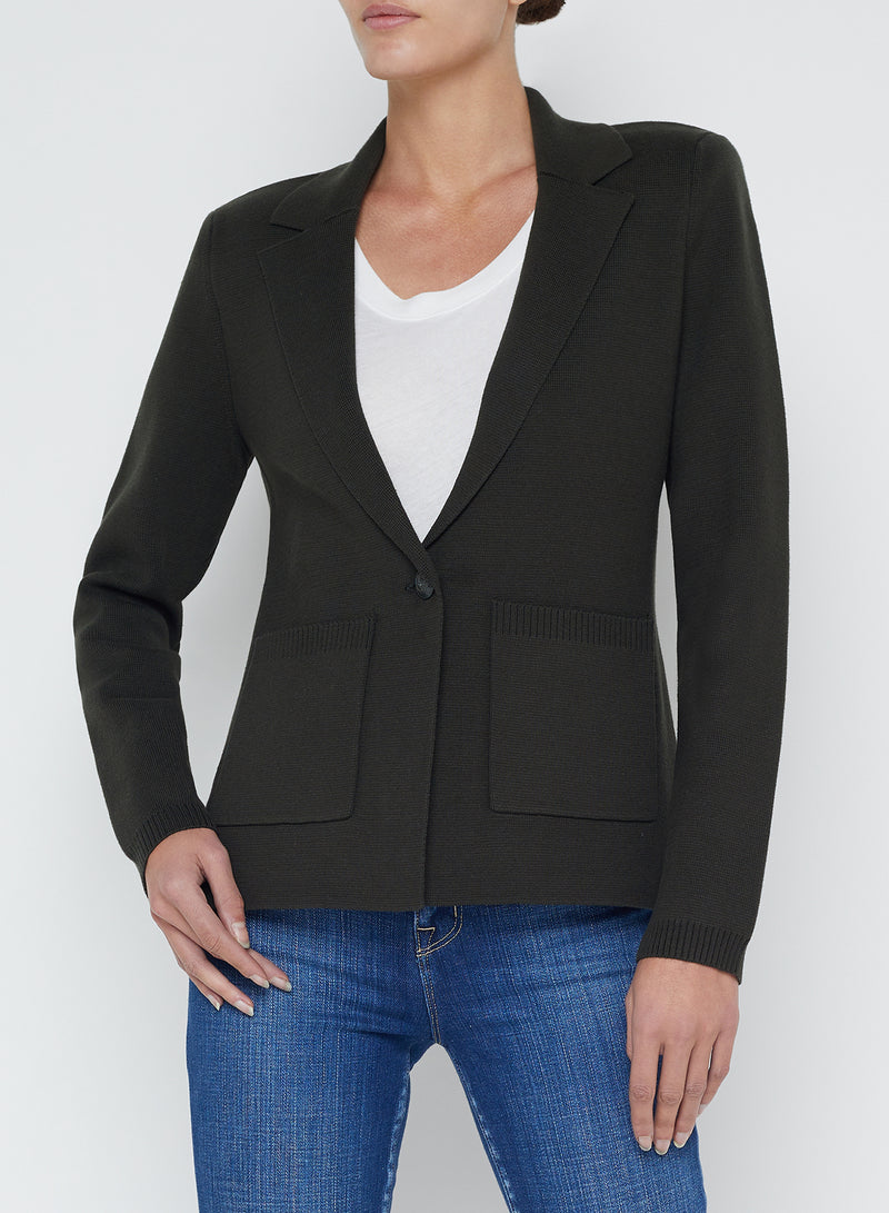 L'AGENCE Lacey Knit Blazer