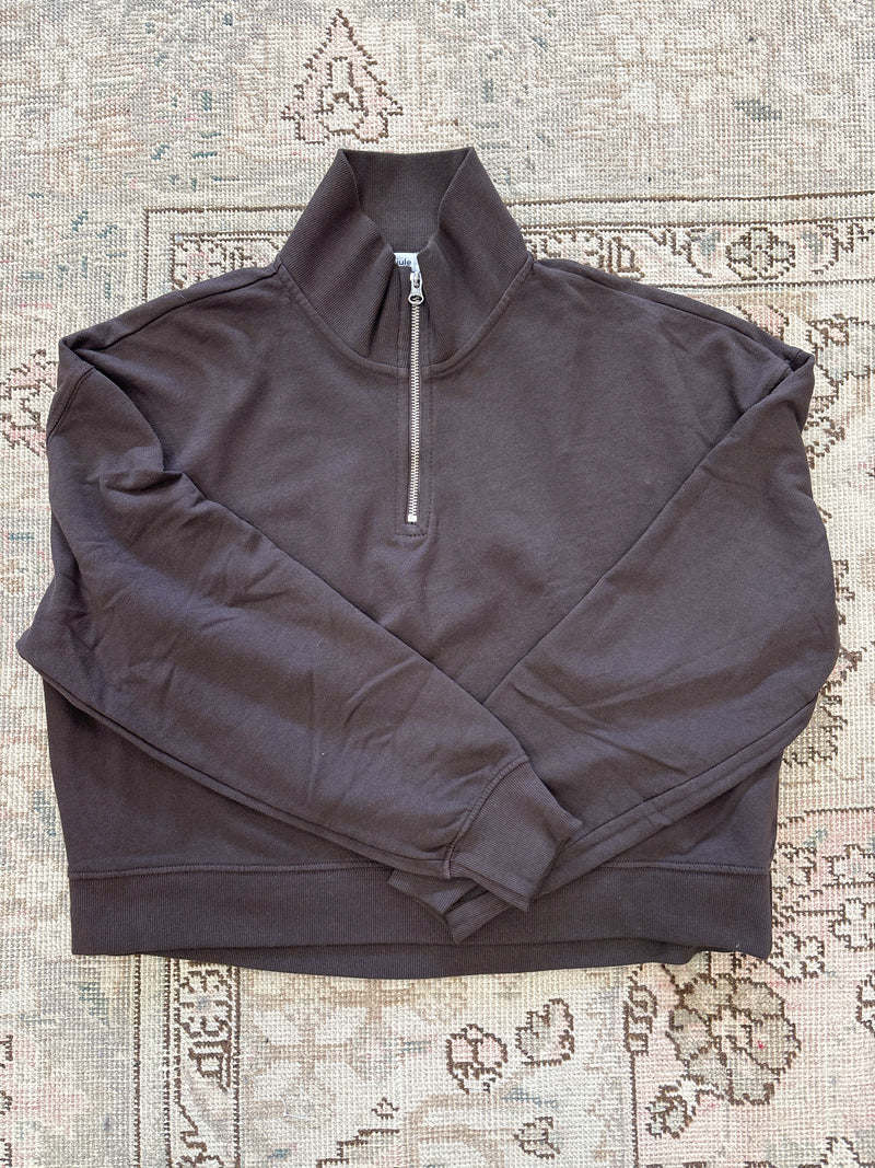 LeJule Tory 1/4 Zip Mock Neck Sweatshirt