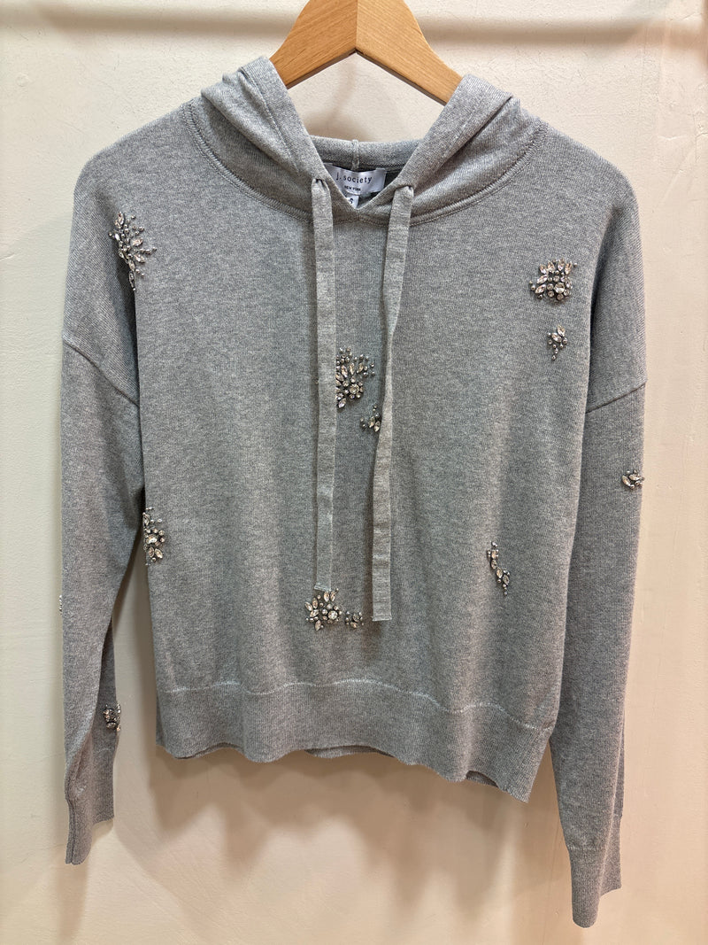 J. SOCIETY BROOCH HOODIE