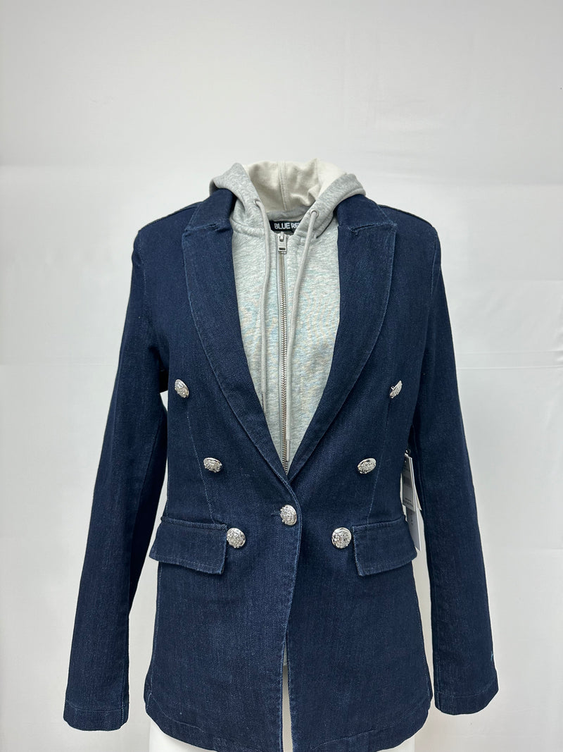 Blue Revival Helen Blazer With Hoodie Insert