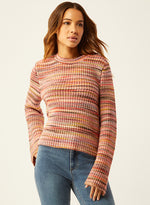 Ecru Space Dye Crewneck