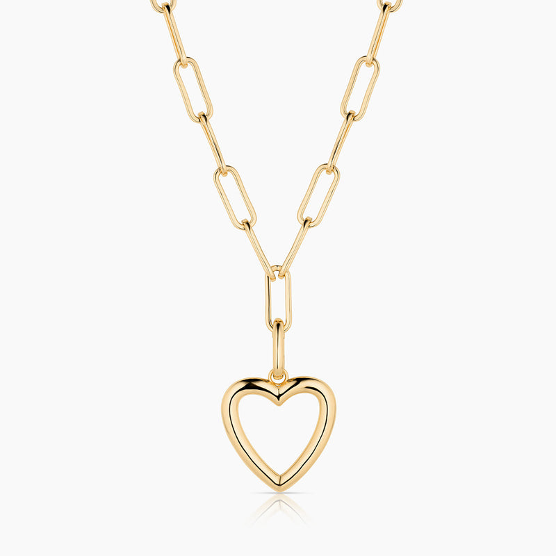 THATCH Open Heart Link Necklace