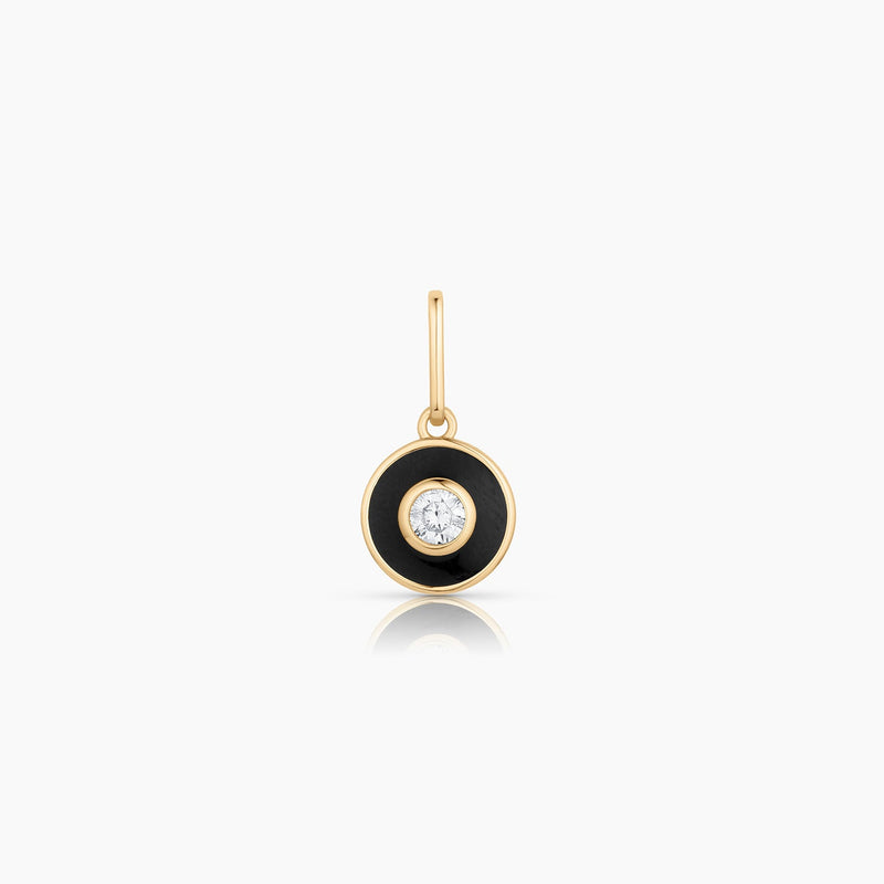 THATCH Olivet Black Enamel Charm