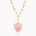 THATCH Malene Pink Opal Clip Necklace