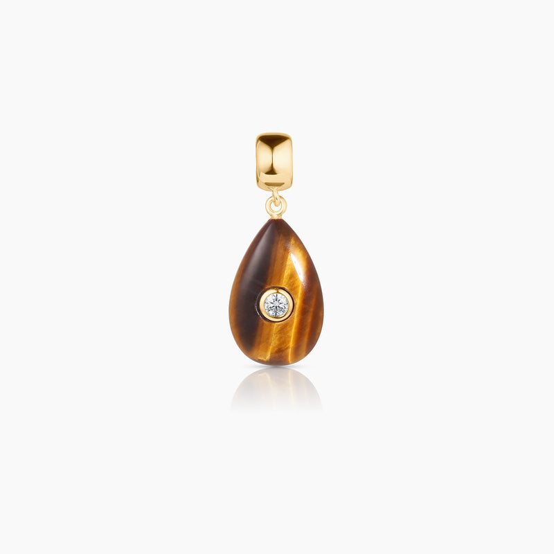 THATCH Bardot Tiger's Eye Bail Charm