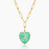 THATCH  Malene Chrysophase Clip Necklace