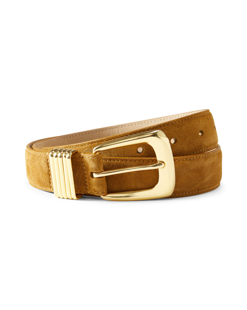 Veronica Beard Suede Harness Belt