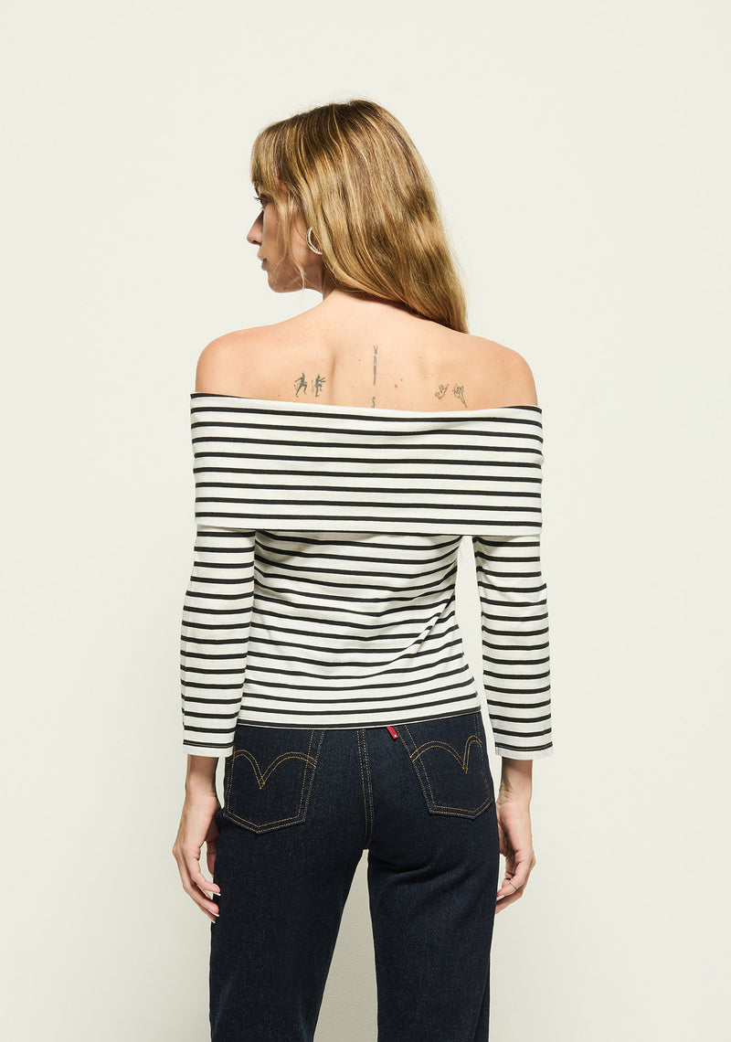 Nation Alexi Off The Shoulder T-Shirt