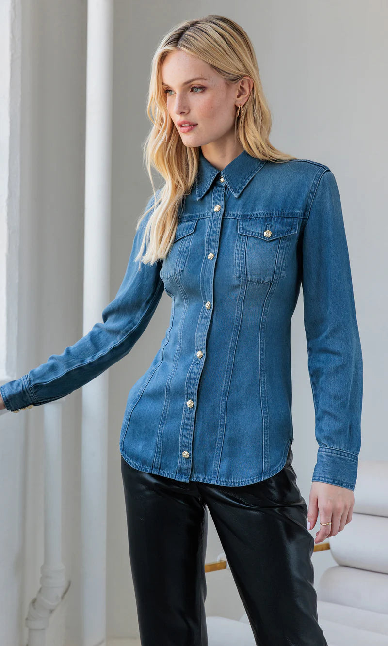 Generation Love Antoinette Denim Shirt